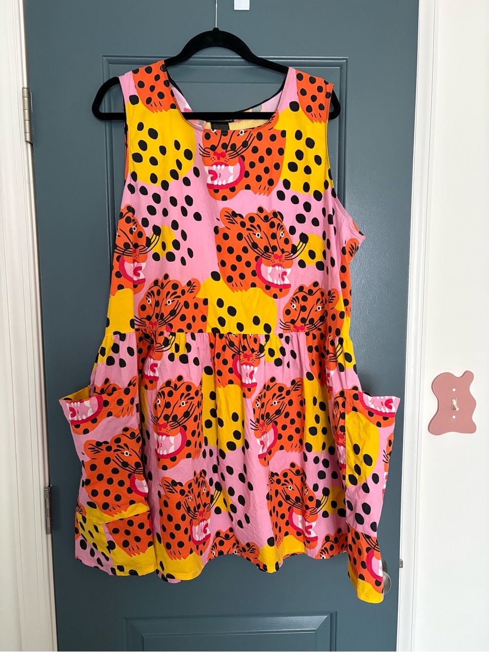 Nooworks Big Pocket Minidress Micotti Cat 4X